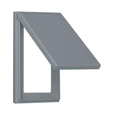 Cosmo Series Wide 21 Metal Splashproof Plate for 1 Switch with Mounting Frame WTC7801K