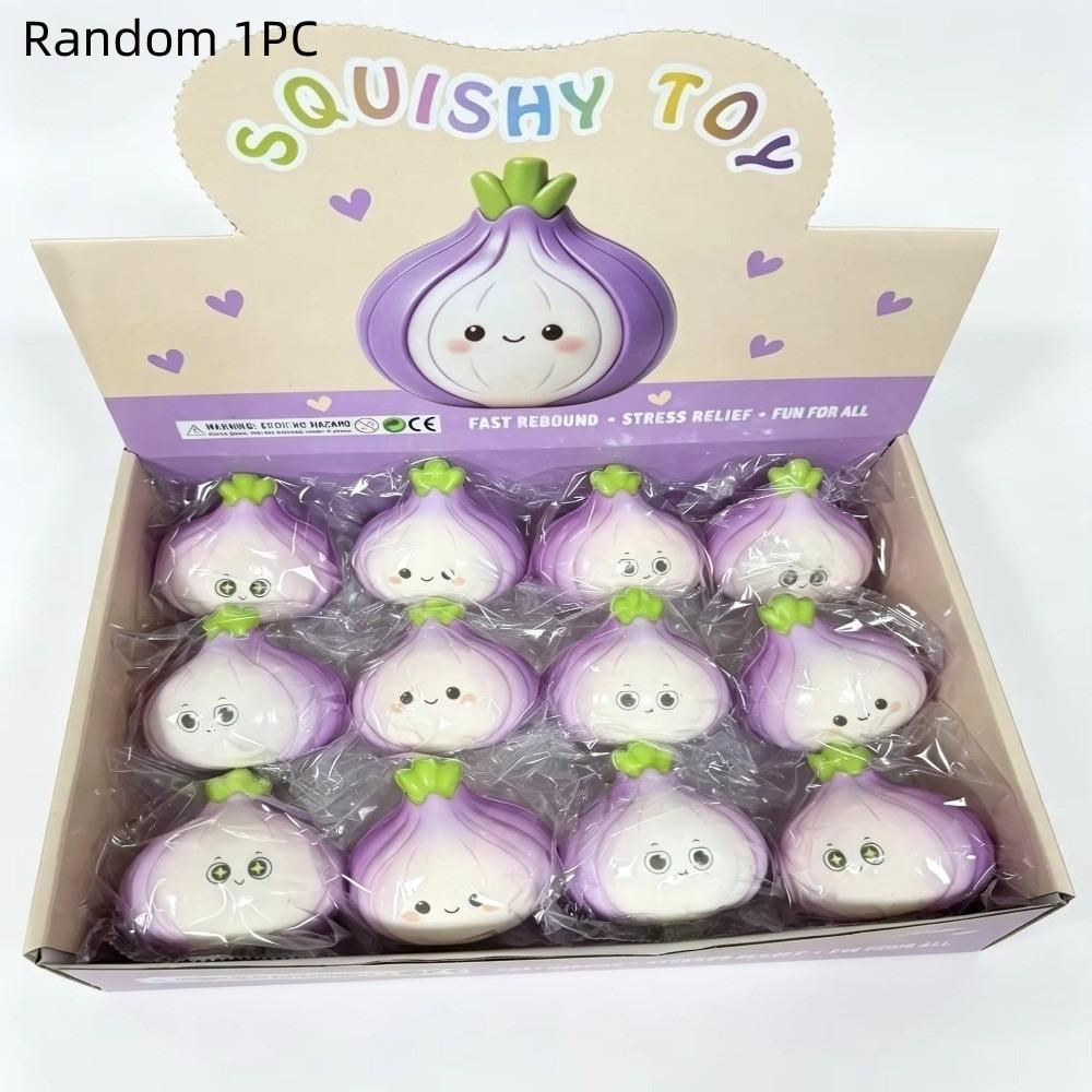 Simulated Fruit Vegetable Fidget Toy Slow Rebound Squeeze Toy Pinch Toy Squishy Toy Relaxing