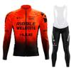 Winter, Fleece Cycling Suit, Bicycle Fleece To Keep Warm, Tour De France Long-sleeved Suit