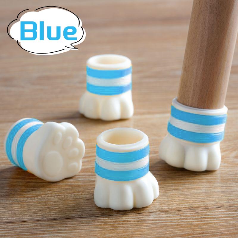 

16/1pcs Cat Claw Chair Feet Protector Cover Silicone Furniture Table Foot Covers Non-slip Floor Protection Mat Home Decoration 1PC синій