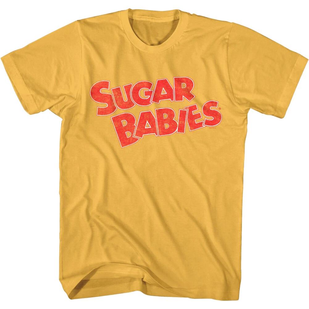 Sugar Babies Candy Pops Men s T Shirt Vintage merch Chewy Lollipops Tootsie Roll S