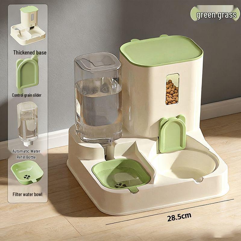 Pet Automatic Feeder: All-in-One Food and Water Bowl for Cats & Dogs