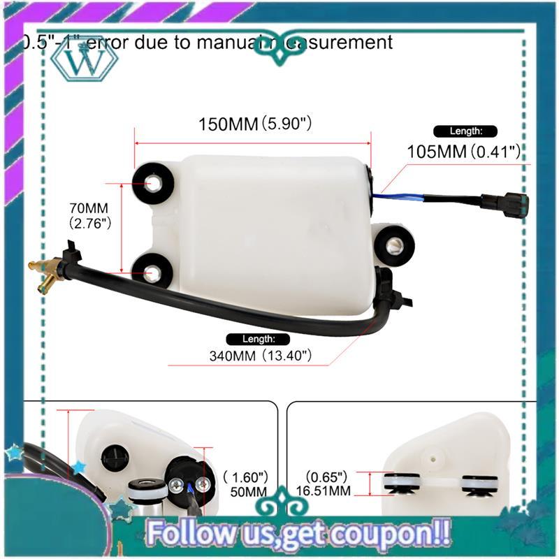 AA92-1 PCS Outboard Oil Tank Assembly Replacement Parts For Mercury Mariner 884525T1 1200-8M0064075 200HP 225HP 250HP 2000-2013