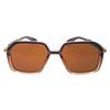 RSINC Unisex Designer-Sonnenbrille UV-Schutz Vintage Quadratisch Braun Gold KN-2307 B0DKC3S5CF