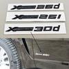 3D ABS Autoaufkleber Logo X1 X2 XDrive20d Heckklappen-Emblem Kotflügel Seiten-Emblem Für BMW Xdrive X1 X2 X3 320d 320i E84 F48 F39 U10 uq2
