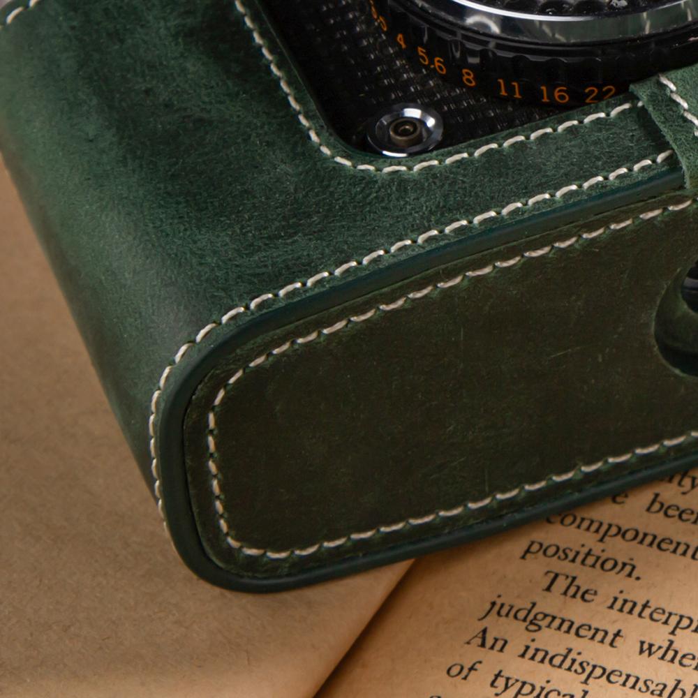 Protective Case Camera Bag Genuine Real Leather Half Camera Case Cover Bag For Olympus PEN EE-3/EE/EE-2 Photography Accessories