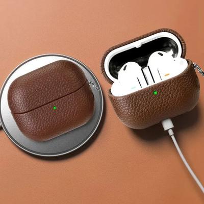 Luxury Retro Leather Case for Samsung Galaxy Buds 3 Pro Buds3 Buzz 3 Non-slip Wireless Bluetooth Headset Earphone Protective Cover with Hook Accessory