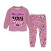 Children's Fashion Suit Skirt Round Neck Long Sleeve Top Pants