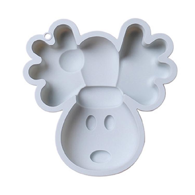 

Cakes Biscuit Mold Pastrie 3D Cute Deer Shape Bakeware Baking DIY Resin Homemade 1 серый/синий