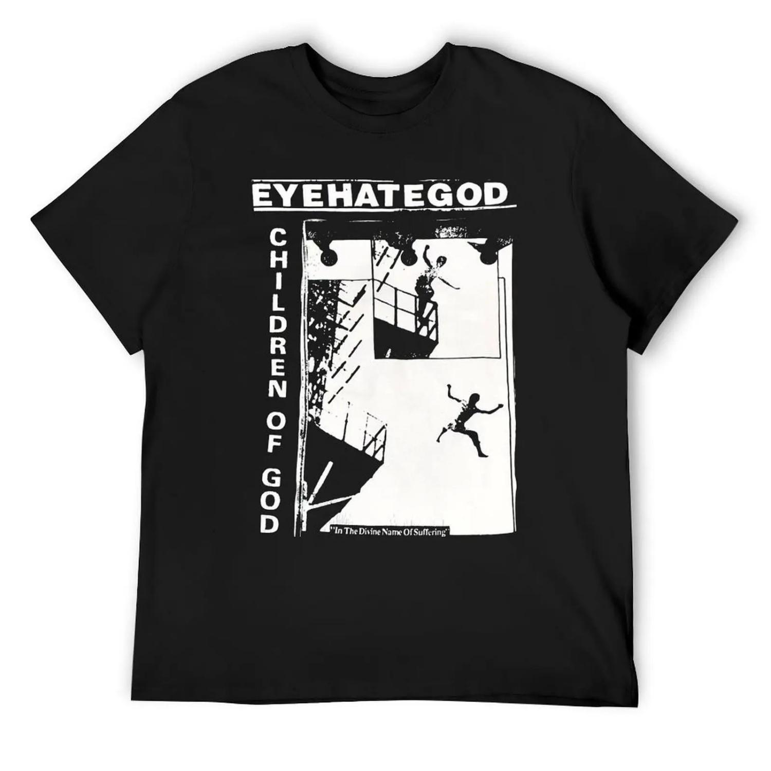 

Футболка EYEHATEGOD BAND Смешные футболки для мальчиков с животным принтом для мальчика мужская футболка S чёрный