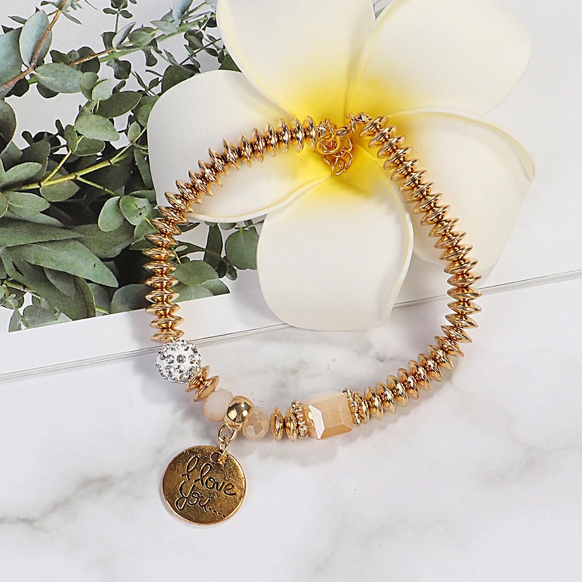 

JYL TS Bracelet Bohemian Butterfly Style Symbolizes Transformation And Joy Gold сине-серый