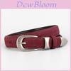 Genuine Leather Womens Casual Belt With Alloy Buckle For Office Wear