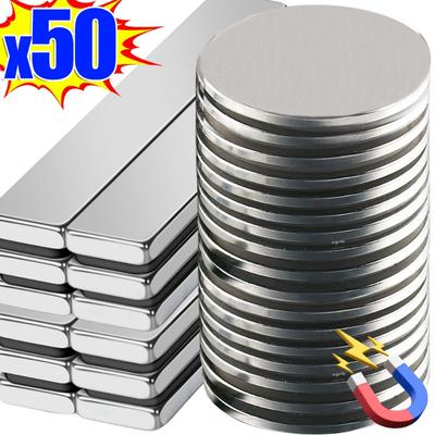 5–50 Stück starke Magnete, runde Magnethaken, selbstklebender Metall-Organisationshaken, zur Wandmontage, Hochleistungs-Magnethaken, Aufbewahrungswerkzeuge