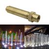3/4"/1"/1.5" Internal Thread Adjustable Fountain Nozzles Brass Air-Blended Bubbling Water Column Garden Landscape Sprinkler 1Pc
