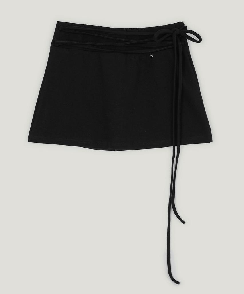 Teuwi Trick Strap Banding Mini Skirt