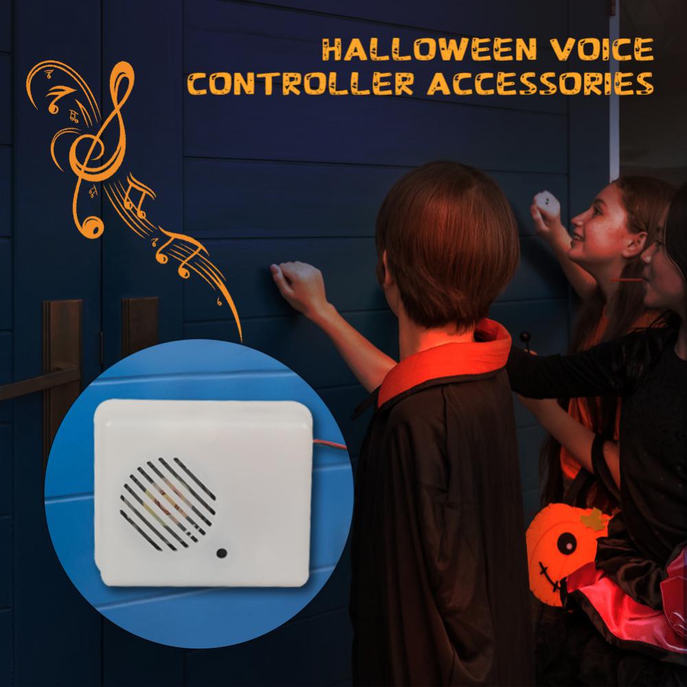 Halloween Sound-Sensor Schreier Lautsprecher Horror Schrei Trickstimme Sprachaktivierte Requisiten Grusliger Sound-Sensor Für Halloween Party Deko