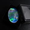 Lab-Created Opal Loose Gemstone 21.55 ct Boulder Oval Cut Multi Color October Birthday Birthstone