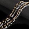 5 mètres/rouleau Couleur Or Argent Chaîne en Aluminium Chaîne Métallique Maillons de Chaîne Pour Fabrication de Bijoux Bracelets DIY Collier Apprêt de Bijoux