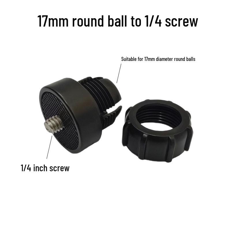Selfie Stick Adapter for Sport Camera Tripod with 1/4" Screw Base