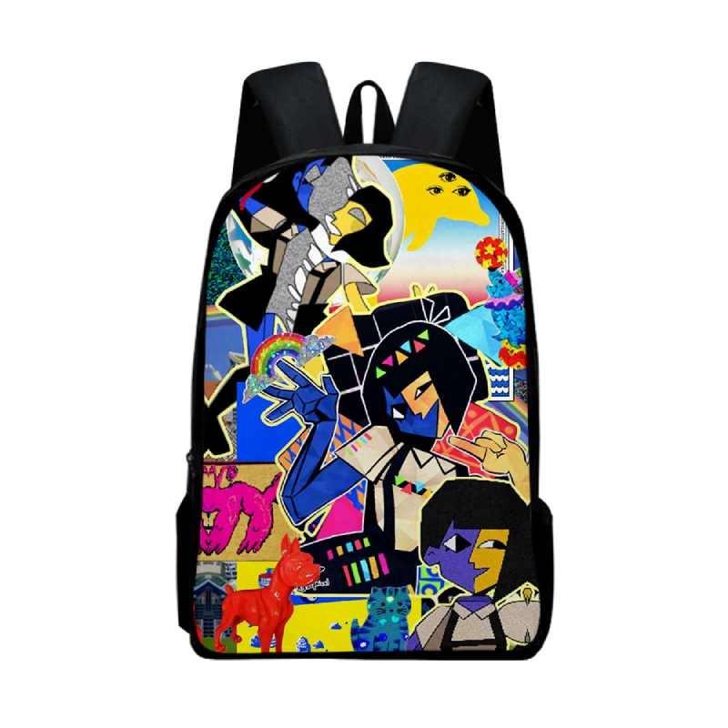 Ena Dream Bbq Student Book Backpack Fashionable Prints Schoolbag Gifts Kids