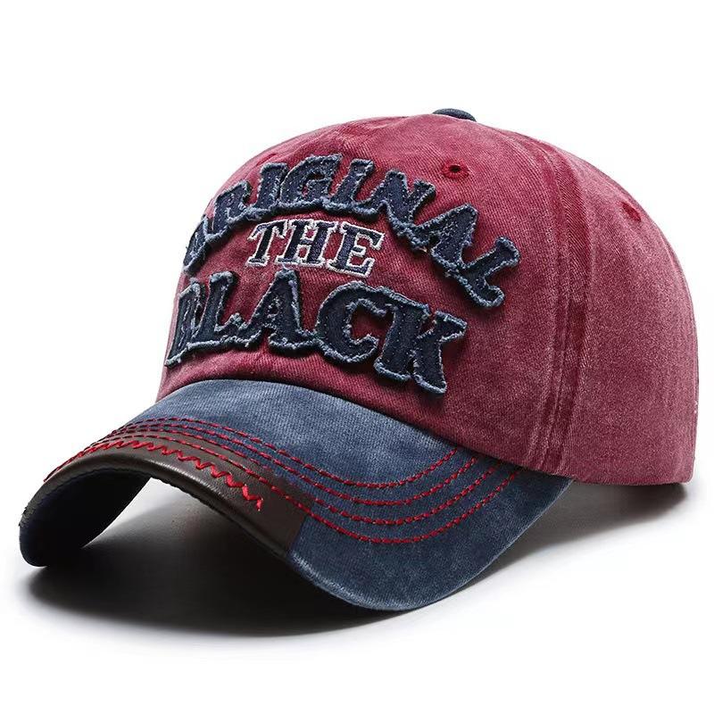 Hat Men's Washed Denim Cap Korean Version Outdoor Sunscreen Casual Versatile Street Spring and Autumn Shade Baseball Cap