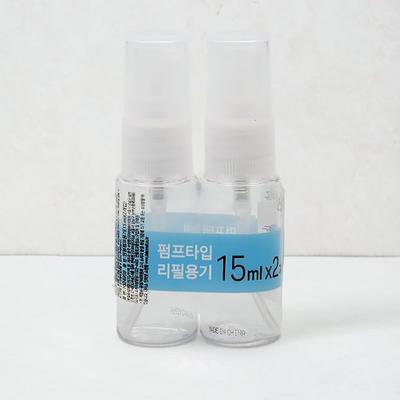 Envase Redondo con Bomba 15Ml 2P