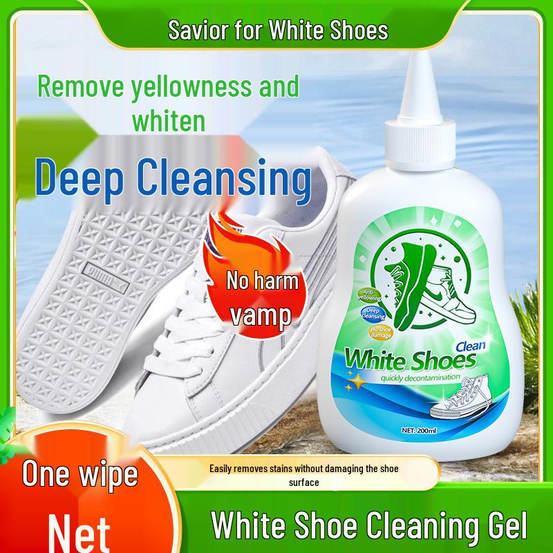 Yellowing Canvas & Mesh Shoe Whitening Gel - No-Wash Restoration