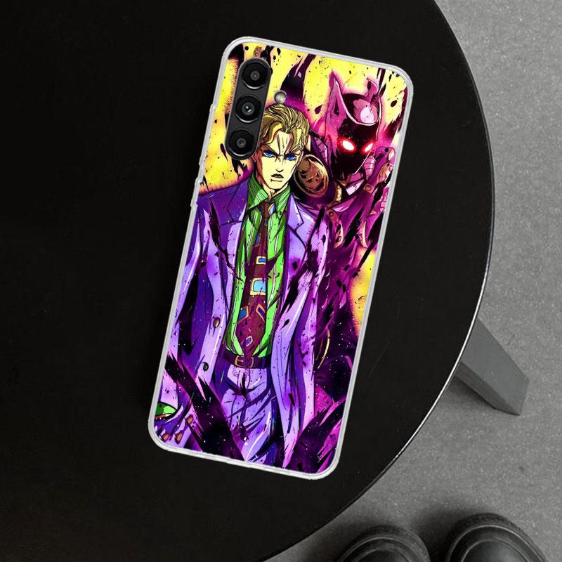 JoJo Kira Yoshikage Killer Queen Phone Case Cover for Samsung Galaxy A17 A16 A26 A36 A56 A57 A37 A15 A25 A35 A55 A14 A24 A34 A54