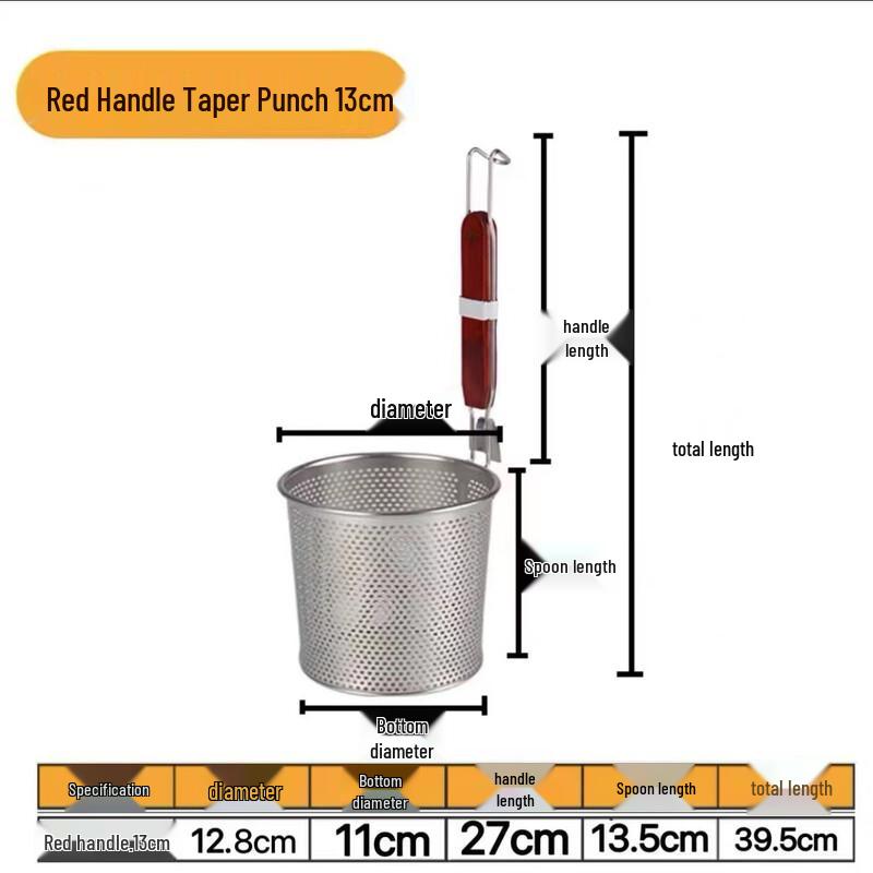 

Stainless Steel Noodle Strainer & Skimmer Spoon 12cm