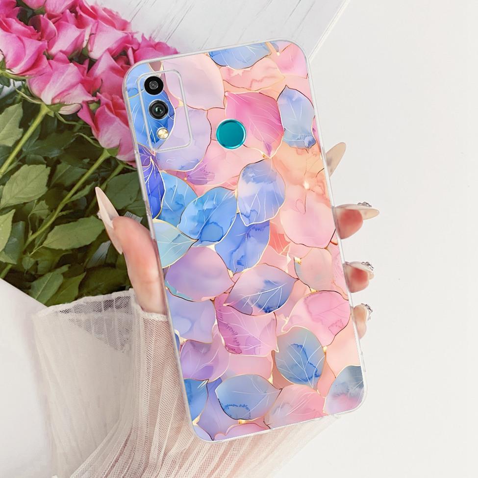 Transparent Cover For Honor 9X Lite Case Cute Fashion Butterfly Funny Painted Casing For Honor JSN-L21 JSN-L22 JSN-L23