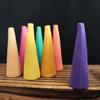 50pcs Natural Oversize Backflow Incense Cone 25 Minutes Mixed Scents Reflux Tower Incense Sandalwood Aromatherapy