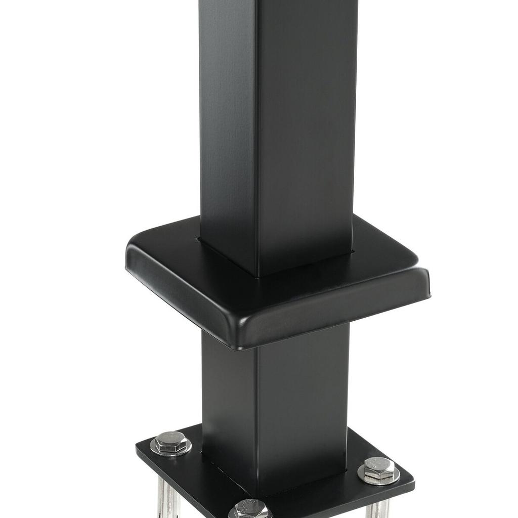 Cable Rail Post, 42 x 1.97 x 1.97", Level Deck Stair Post, Cable Handrail Post Stainless Steel Brushed Finishing Deck Railing DIY Picket Without Hole