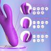 Flapping Vibrator Dildo for Women G Spot Rabbit Vibrator  Waterproof Clitoralis Vibrator for Clit Nipple Anal Stimulation Rechargeable Adult Sex Toys