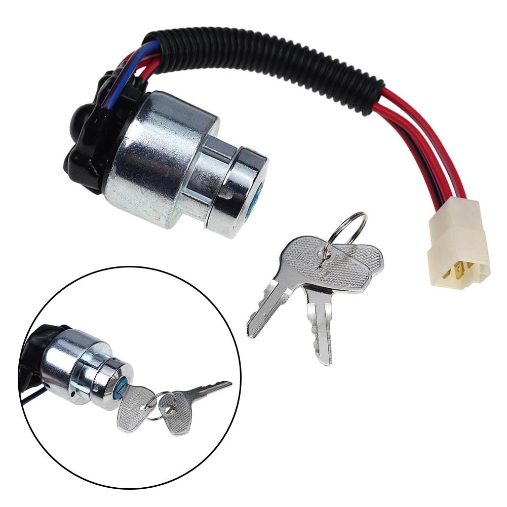 Ignition Switch for Kubota L Tractors Series L2050 L2250 L2350 L2500 L2550 L2600 L2800 L2850 with Metal Material