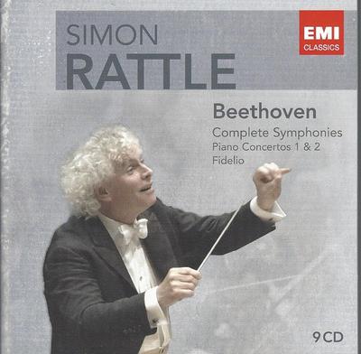 CD LUDWIG VAN BEETHOVEN ? SIR SIMON RA - Complete Symphonies ? Piano Concert 5099945757327 EMI Classics 2010 Europe Classical Used