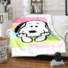 Warm blanket, Snoopy cartoon pattern, comfortable nap blanket, soft and skin-friendly, a great gift for friends and family.