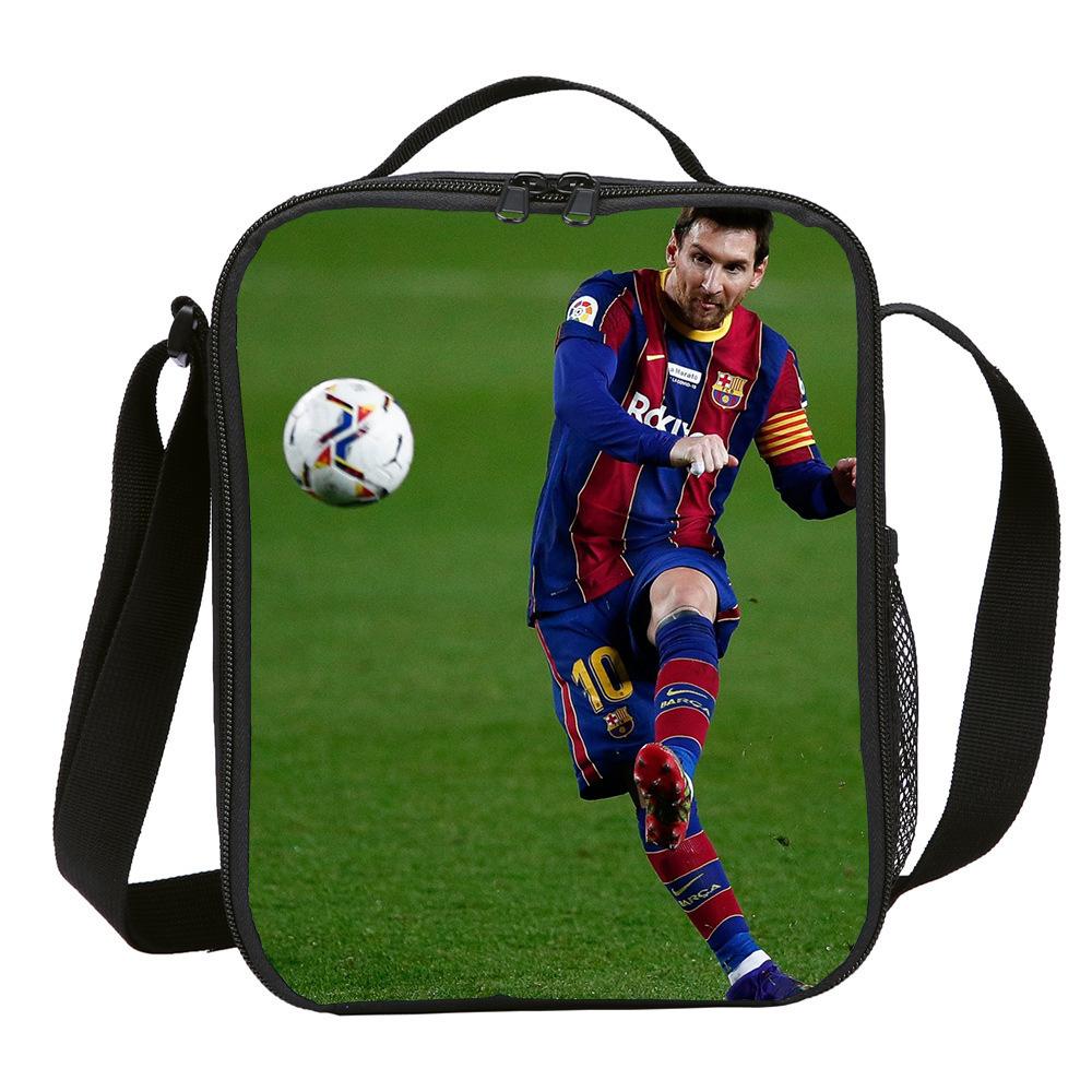 International Players Lunch Bag Meal Bag Elementary School Picnic Ice Bag Satchel Shoulder Bag