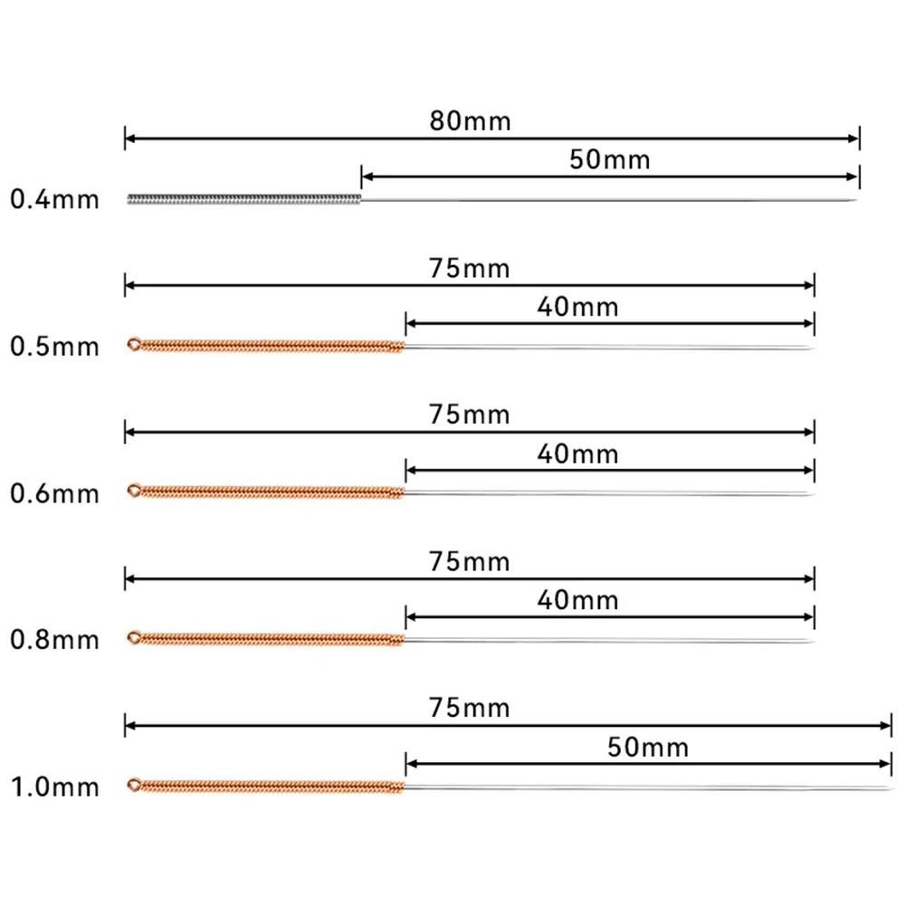 

1 Set 0.15-0.8MM Nozzle Cleaning Needle Special Drill Cleaner Stainless Steel For Printer Nozzle Easy To Use
