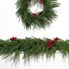 Christmas Norfolk Wicker Artificial Simulation Red Fruit Wreath Pine Needle Vine Home Decoration