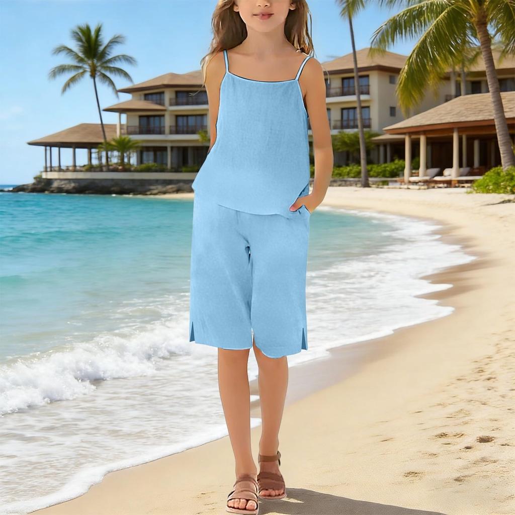 Boys And Girls Casual Comfortable Two-Piece Kids Set