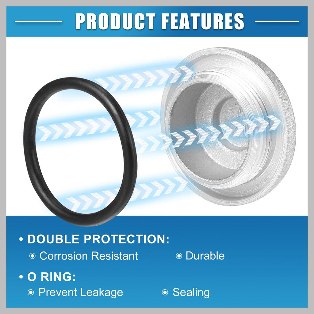 RATCHROLL Engine Valve Tappet Adjustment Cover Cap Compatible with Honda