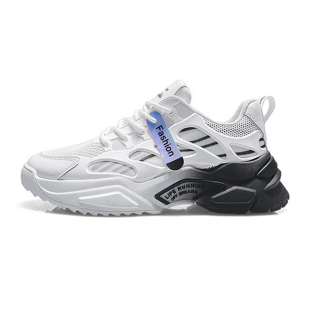 Zapatos Deportivos de Moda de Verano para Hombre Malla Transpirable para Exteriores Zapatos de Correr Baloncesto Tendencia Urbana Zapatos que Aumentan la Altura para Hombre