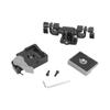 CAMVATE 200PL-14 RC2 Quick Release Tripod Plate with 15mm Dual Hole Rod Clamp.