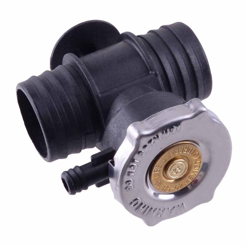 55116901AA 52028974AA Coolant Filler Neck Radiator Hose Connector & Radiator Cap Fit for Chrysler 200 Dodge Avenger Jeep Compass