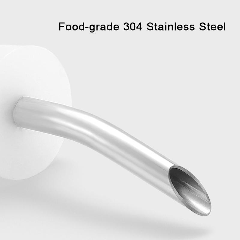 Outdoor Stainless Steel Kettle Long Narrow Spout Teapot Spout Coffee Pot Extension Pipe Hand Drip
