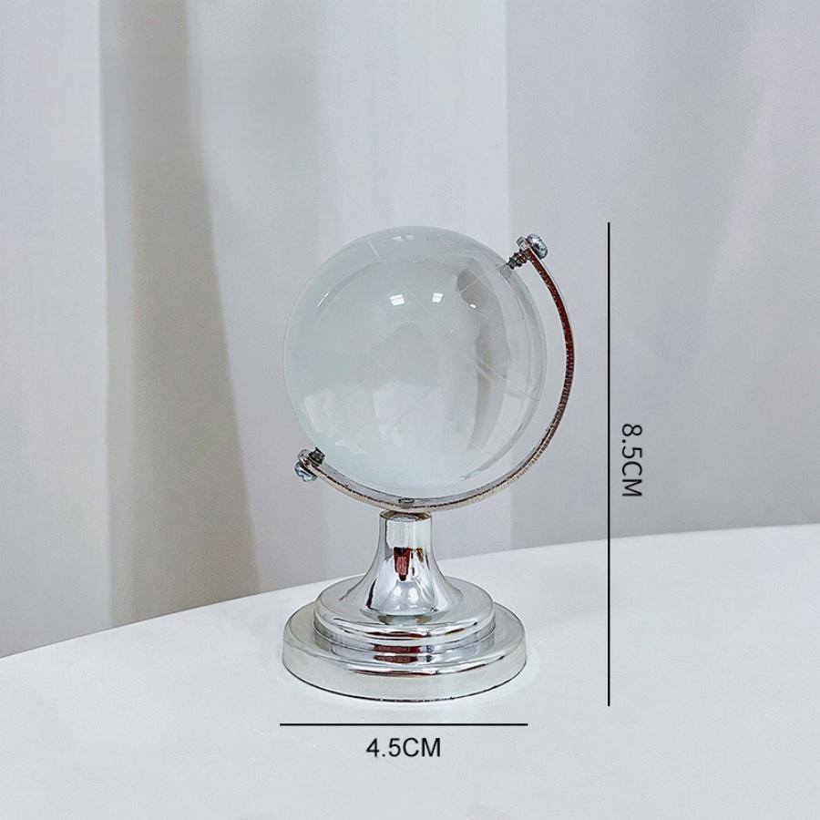 Simple Ins Mini Transparent Globe - Cute Desktop Decor Item for Girls' Heart - Creative Festival Gift