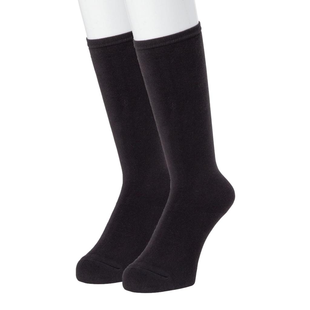 Okamoto Cocopita Warm Knee-Length Socks, Lightweight Pile Fabric, Moisture-Wicking, Heat-Retaining, and Deodorizing, 1 Pair, Product Code: 332-900