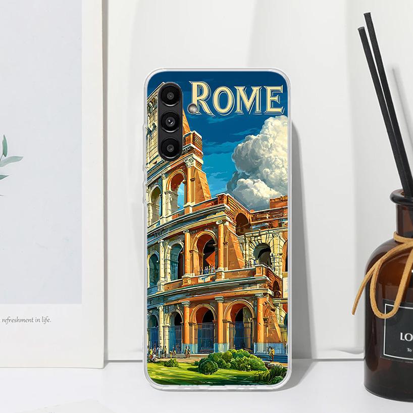 Roman Colosseum Phone Case For Samsung Galaxy A17 A37 A57 A16 A26 A36 A56 A15 A25 A35 A55 A14 A24 A34 A54 A13 A23 A33 A53 A07 Ga