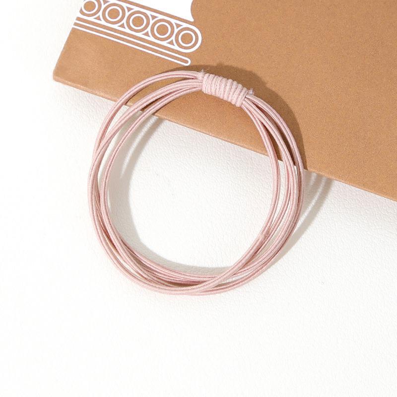 4-in-1 High Elastic Knotted Women's Hair Ties and Bands for Ponytails