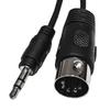 50cm 5-Pin Din Stecker auf 3,5mm Klinkenstecker Kabelverlängerung Soundkabel zum Anschluss europäischer Stereoanlagen